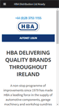 Mobile Screenshot of hba.ie